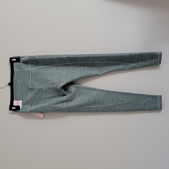 Victoria's Secret Incredible Essential Heathered Succulent Green HR Leggings 6 - Picture 6 of 12